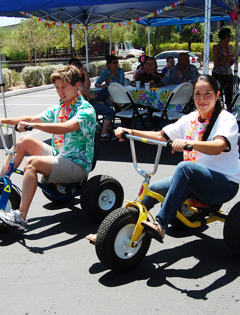have fun with a trike race